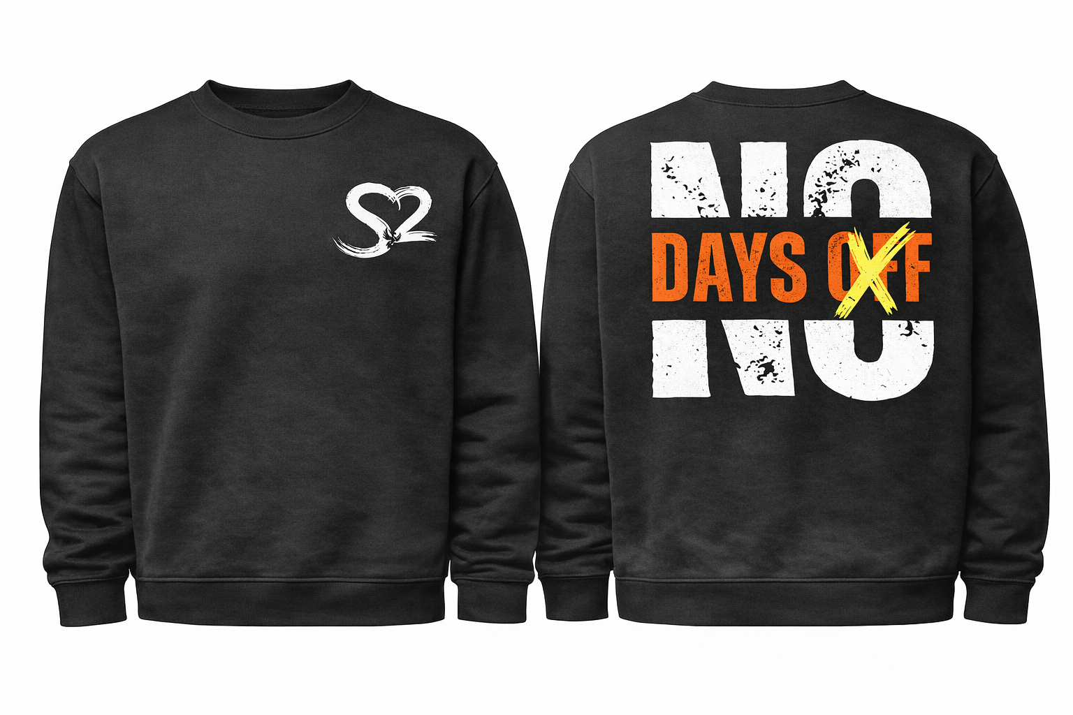 No Days Off Crew Sweater